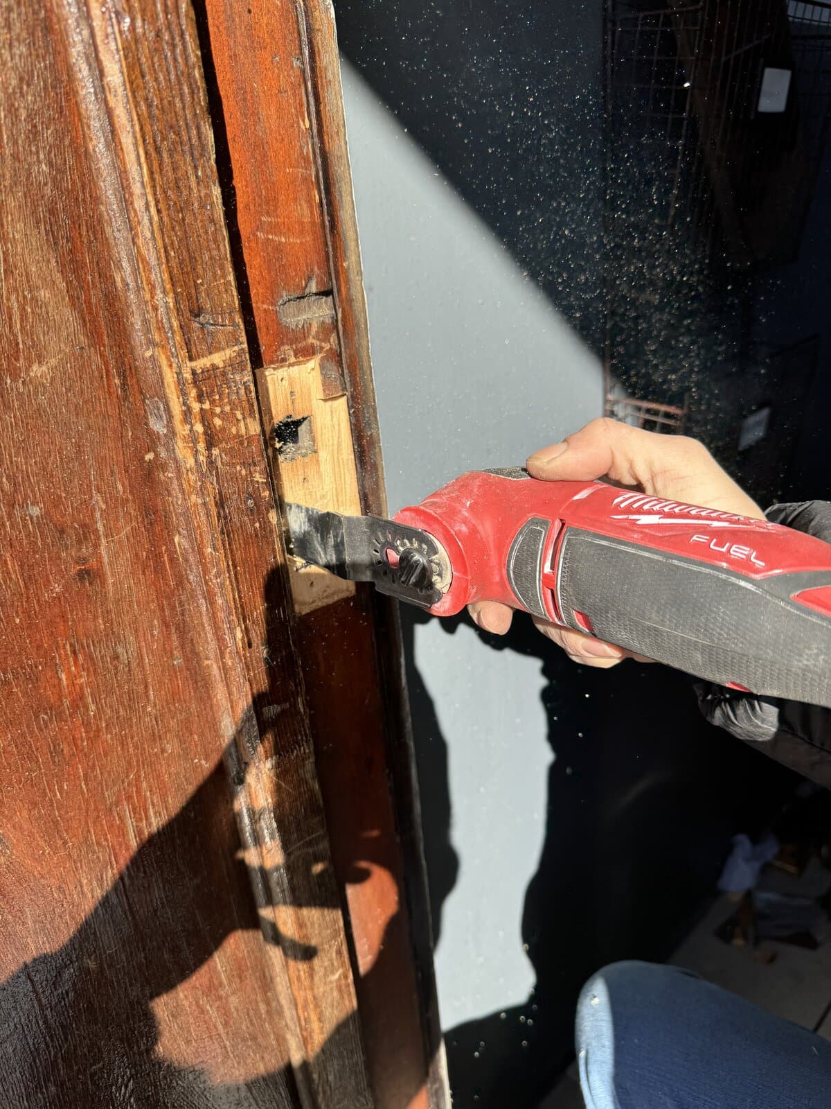 Frame repair after a break-in